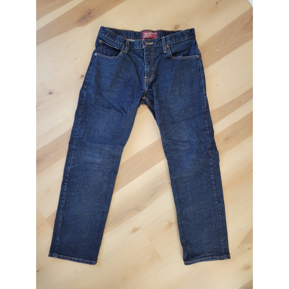 Arizona Jean Co Flex Slim Straight Jeans Men's 32x29 Dark Wash Y2K